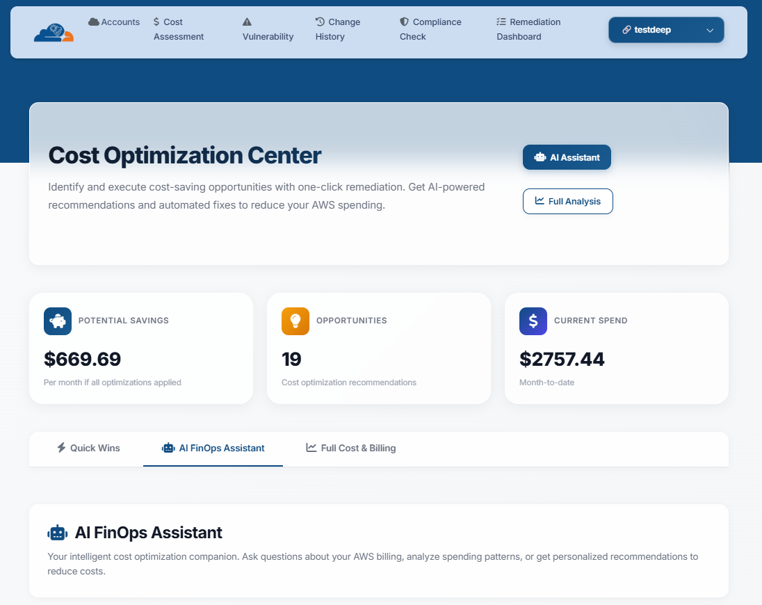 CompliTru Cost Optimization Center